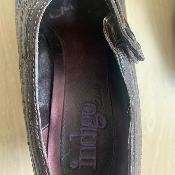 Indigo Clarks Dark brown heels - size 9 - Picture 3 of 6